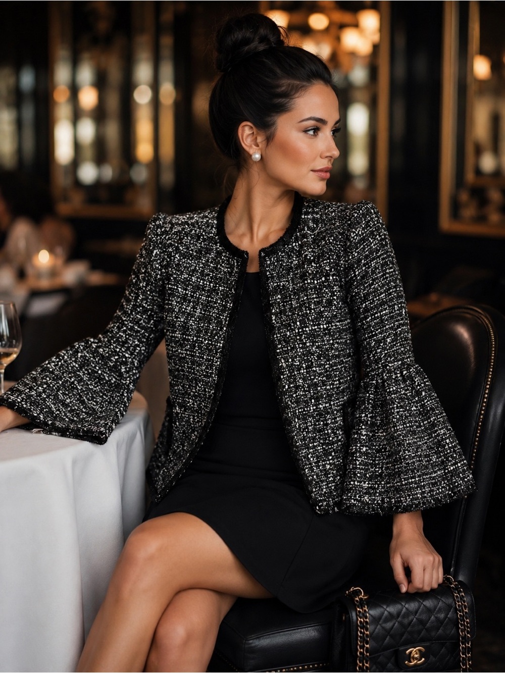 J.Crew tweed Lady jacket, classic, holiday, casual, office, old money, versatile